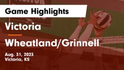 Victoria  vs Wheatland/Grinnell Game Highlights - Aug. 31, 2023