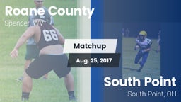 Matchup: Roane County High Sc vs. South Point  2017