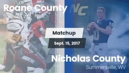Matchup: Roane County High Sc vs. Nicholas County  2017