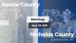 Matchup: Roane County High Sc vs. Nicholas County  2018