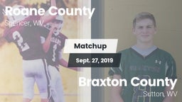 Matchup: Roane County High Sc vs. Braxton County  2019