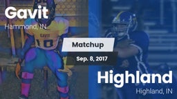 Matchup: Gavit  vs. Highland  2017