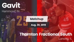 Matchup: Gavit  vs. Thornton Fractional South  2019