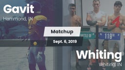 Matchup: Gavit  vs. Whiting  2019