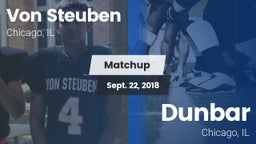 Matchup: Von Steuben High Sch vs. Dunbar  2018