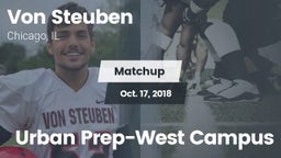 Matchup: Von Steuben High Sch vs. Urban Prep-West Campus 2018