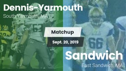 Matchup: Dennis-Yarmouth vs. Sandwich  2019