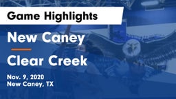 New Caney  vs Clear Creek  Game Highlights - Nov. 9, 2020