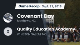 Recap: Covenant Day  vs. Quality Education Academy 2018
