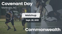 Matchup: Covenant Day High Sc vs. Commonwealth 2018