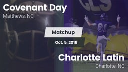 Matchup: Covenant Day High Sc vs. Charlotte Latin  2018