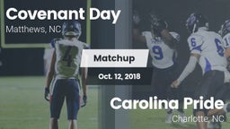 Matchup: Covenant Day High Sc vs. Carolina Pride  2018