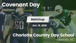 Matchup: Covenant Day High Sc vs. Charlotte Country Day School 2018