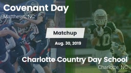 Matchup: Covenant Day High Sc vs. Charlotte Country Day School 2019