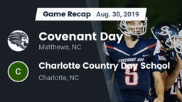 Recap: Covenant Day  vs. Charlotte Country Day School 2019