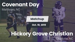 Matchup: Covenant Day High Sc vs. Hickory Grove Christian  2019