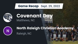 Recap: Covenant Day  vs. North Raleigh Christian Academy  2022