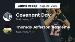 Recap: Covenant Day  vs. Thomas Jefferson Academy  2023