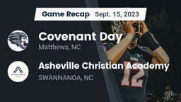 Recap: Covenant Day  vs. Asheville Christian Academy  2023