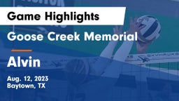 Goose Creek Memorial  vs Alvin Game Highlights - Aug. 12, 2023