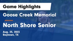 Goose Creek Memorial  vs North Shore Senior  Game Highlights - Aug. 25, 2023