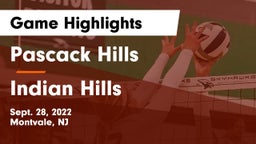 Pascack Hills  vs Indian Hills  Game Highlights - Sept. 28, 2022