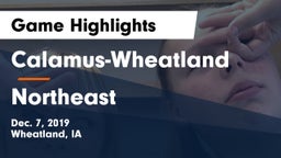 Calamus-Wheatland  vs Northeast  Game Highlights - Dec. 7, 2019