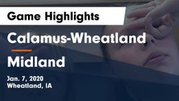Calamus-Wheatland  vs Midland  Game Highlights - Jan. 7, 2020
