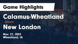 Calamus-Wheatland  vs New London  Game Highlights - Nov. 21, 2023