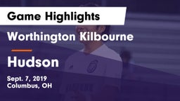 Worthington Kilbourne  vs Hudson  Game Highlights - Sept. 7, 2019