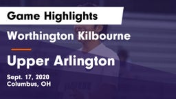 Worthington Kilbourne  vs Upper Arlington  Game Highlights - Sept. 17, 2020