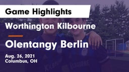 Worthington Kilbourne  vs Olentangy Berlin  Game Highlights - Aug. 26, 2021