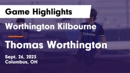 Worthington Kilbourne  vs Thomas Worthington  Game Highlights - Sept. 26, 2023