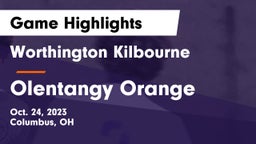 Worthington Kilbourne  vs Olentangy Orange  Game Highlights - Oct. 24, 2023