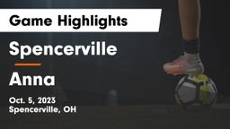 Spencerville  vs Anna  Game Highlights - Oct. 5, 2023
