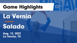 La Vernia  vs Salado   Game Highlights - Aug. 12, 2022