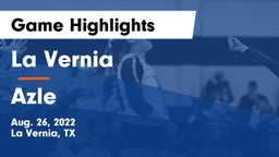 La Vernia  vs Azle Game Highlights - Aug. 26, 2022