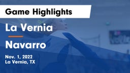 La Vernia  vs Navarro Game Highlights - Nov. 1, 2022