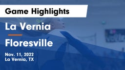 La Vernia  vs Floresville Game Highlights - Nov. 11, 2022