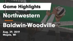 Northwestern  vs Baldwin-Woodville  Game Highlights - Aug. 29, 2019