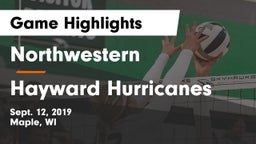 Northwestern  vs Hayward Hurricanes  Game Highlights - Sept. 12, 2019