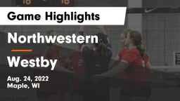 Northwestern  vs Westby  Game Highlights - Aug. 24, 2022