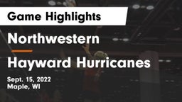 Northwestern  vs Hayward Hurricanes  Game Highlights - Sept. 15, 2022