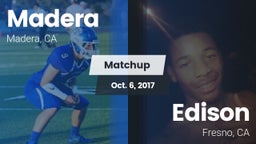 Matchup: Madera  vs. Edison  2017