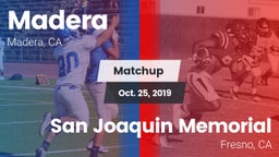 Matchup: Madera  vs. San Joaquin Memorial  2019