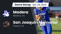 Recap: Madera  vs. San Joaquin Memorial  2019