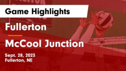 Fullerton  vs McCool Junction  Game Highlights - Sept. 28, 2023