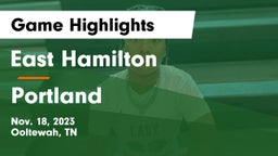 East Hamilton  vs Portland  Game Highlights - Nov. 18, 2023