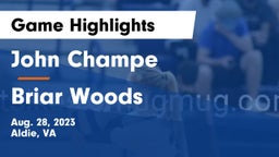 John Champe   vs Briar Woods  Game Highlights - Aug. 28, 2023