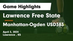 Lawrence Free State  vs Manhattan-Ogden USD383 Game Highlights - April 3, 2024